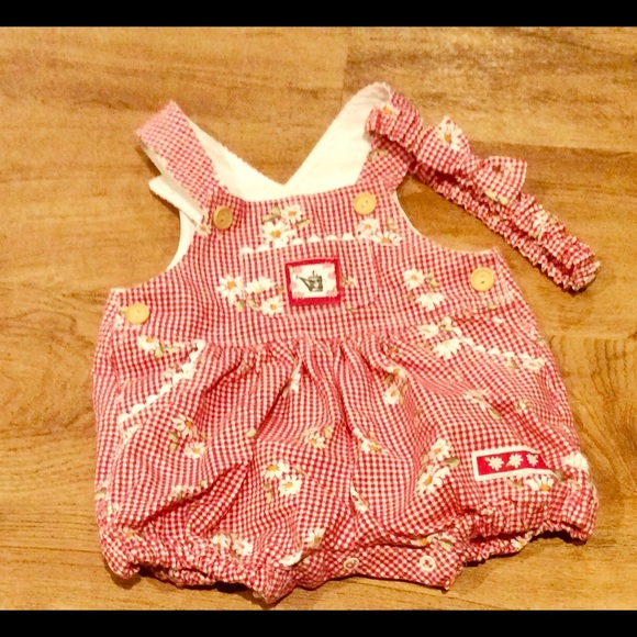 Summer romper/headband - Picture 1 of 2